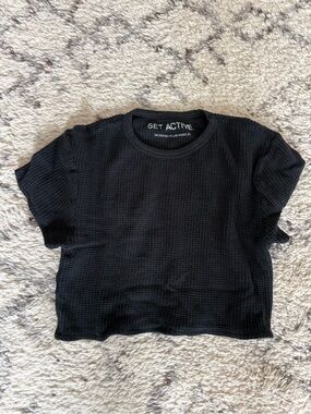 Set Active Waffle Knit Set